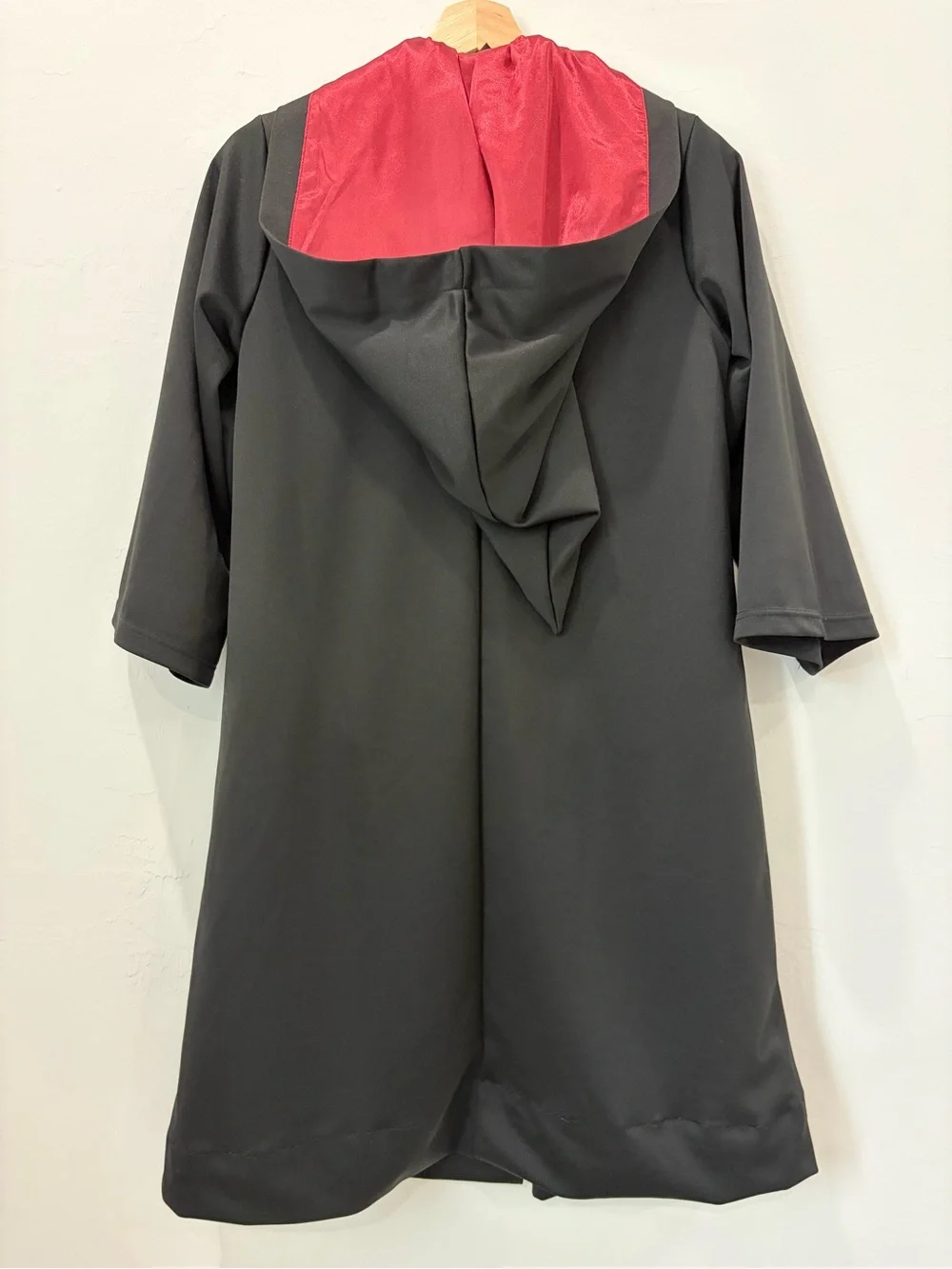 Harry Potter Black Kids Long Wizard Robe Jacket with Crest